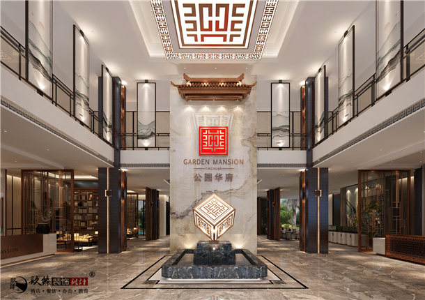 銀川公園華府售樓中心裝修設(shè)計|擁有強烈的視覺沖擊感_nxjdhl