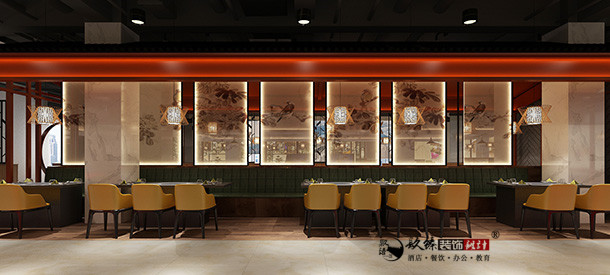 銀川自助餐廳裝修|銀川自助餐廳裝修設計|镹臻裝修網