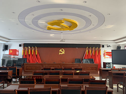 銀川和豐村黨群活動服務(wù)站辦公室設(shè)計公司,銀川辦公室設(shè)計公司哪家好|推薦銀川津都華麗裝飾