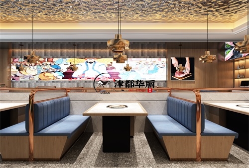 銀川火鍋店裝修設(shè)計(jì)項(xiàng)目|津都華麗設(shè)計(jì)