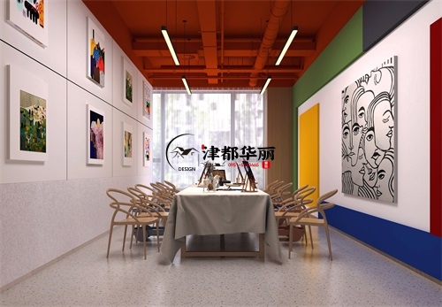 銀川培訓學校裝修設計項目|津都華麗設計
