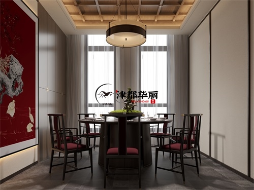 銀川會所裝修設計項目|津都華麗設計