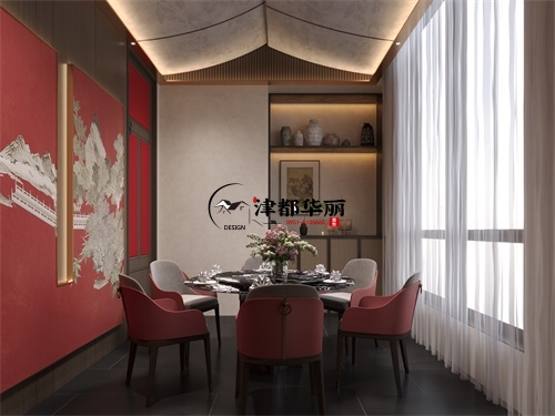 銀川會所裝修設計項目|津都華麗設計