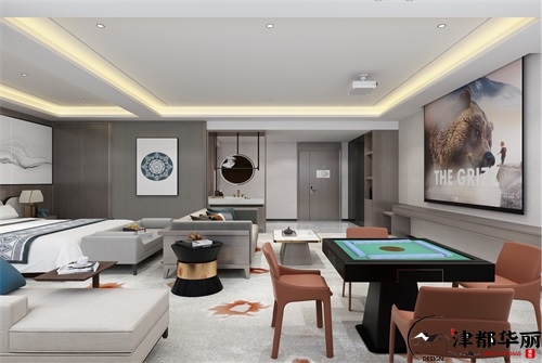 銀川酒店裝修設計項目|津都華麗設計