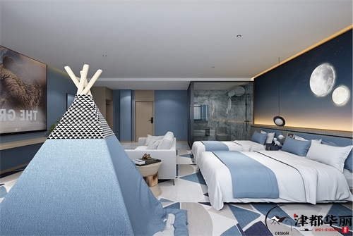 銀川酒店裝修設計項目|津都華麗設計