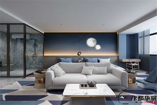 銀川酒店裝修設計項目|津都華麗設計