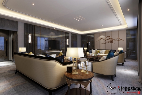 銀川酒店裝修設計項目|津都華麗設計
