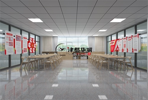 銀川圖書館裝修設計項目|津都華麗設計