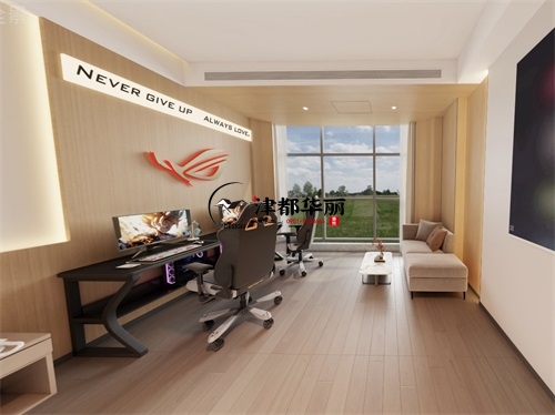 銀川電競酒店裝修設計項目|津都華麗設計