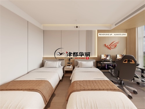 銀川電競酒店裝修設計項目|津都華麗設計