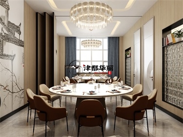 銀川餐廳裝修設計項目|津都華麗設計