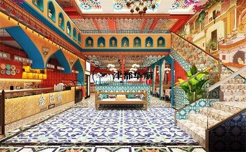 銀川餐廳裝修設計項目|津都華麗設計