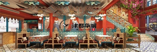 銀川餐廳裝修設計項目|津都華麗設計