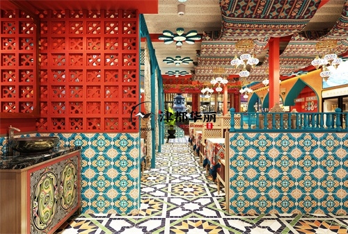 銀川餐廳裝修設計項目|津都華麗設計