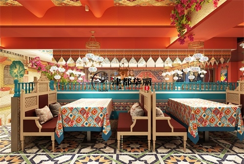 銀川餐廳裝修設計項目|津都華麗設計