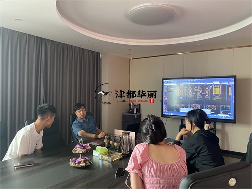 銀川辦公樓裝修設計項目|津都華麗設計