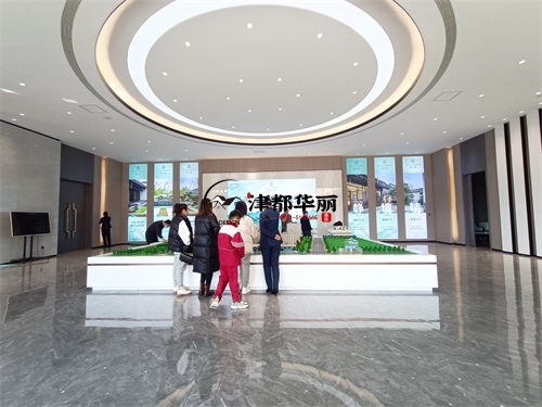 銀川售樓部大廳裝修設計項目|津都華麗設計